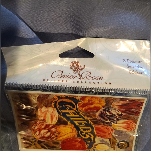 Brier Rose Sticker Collection 8 Pressure Sensitive Stickers Bundle of 3 - Picture 6 of 17